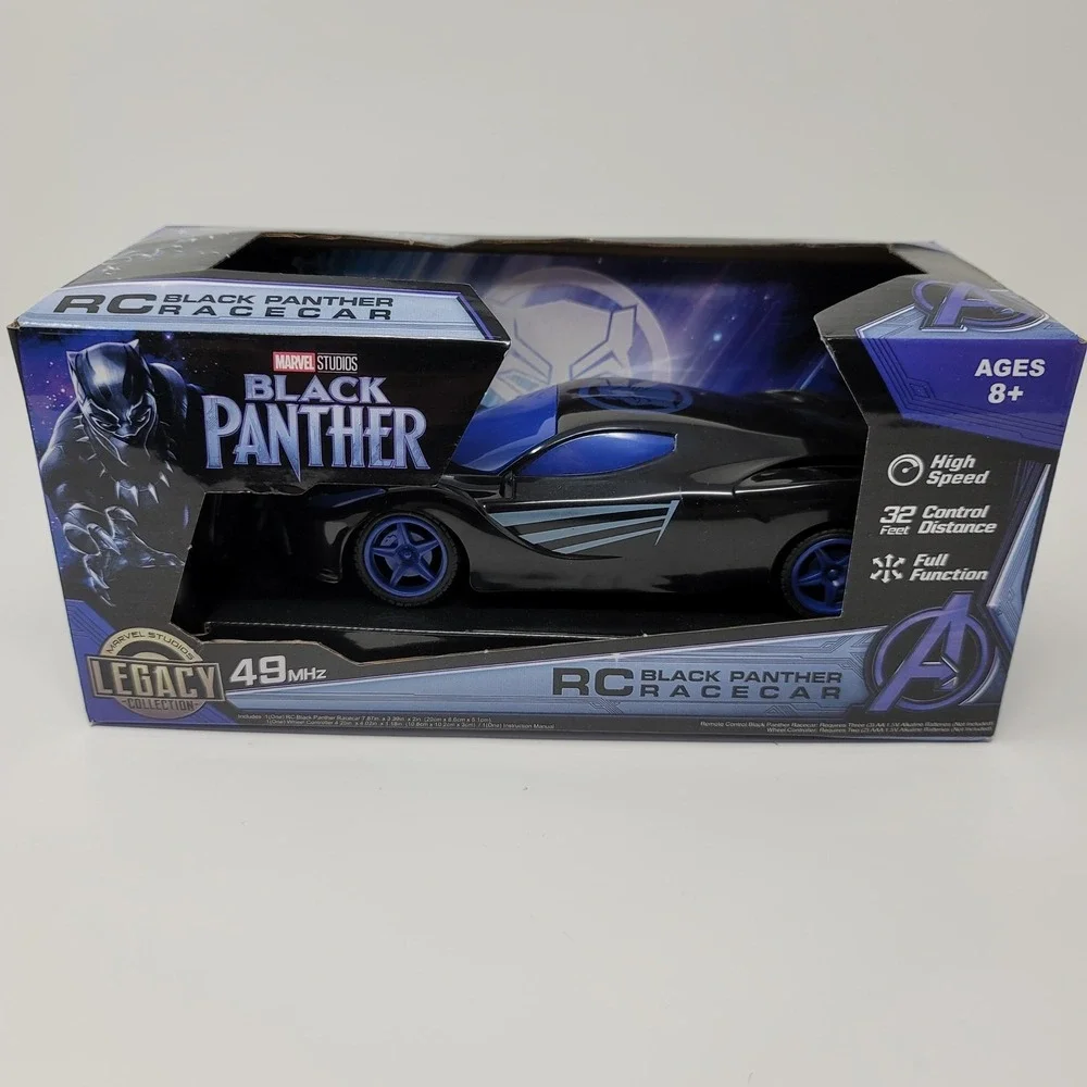Marvel Studios Black Panther RC Race Car Remote Control For Kids‎ 49MHz Ages 8+